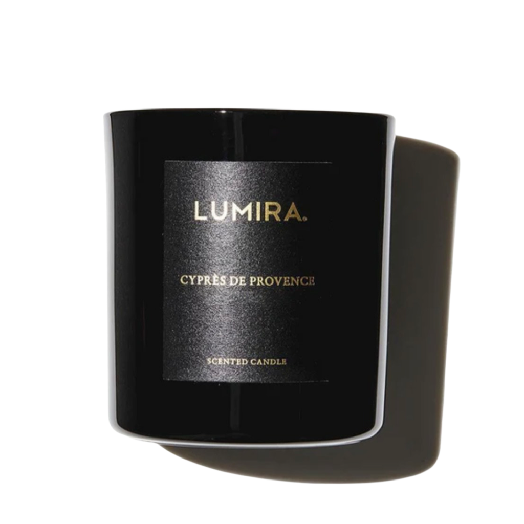 Lumira Glass Candle - Cypres de Provence