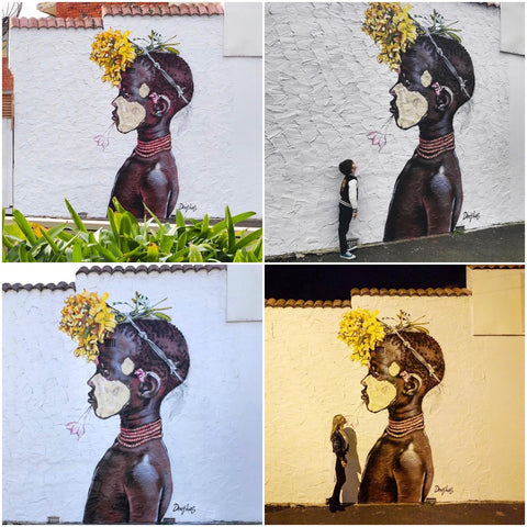 The posts of Buni, the boy from the well.