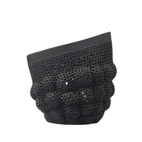 Porus Slant Bowl - Ebony