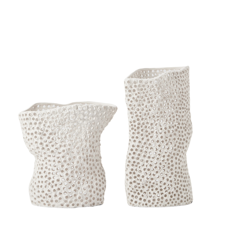 Porus Vase - Ivory