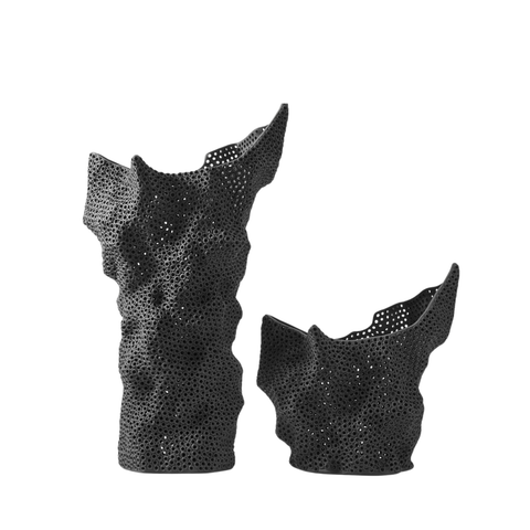 Corallia Vase - Ebony