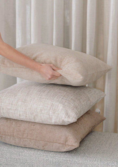 Bunny Cushion - Biscuit