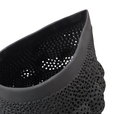 Porus Slant Bowl - Ebony