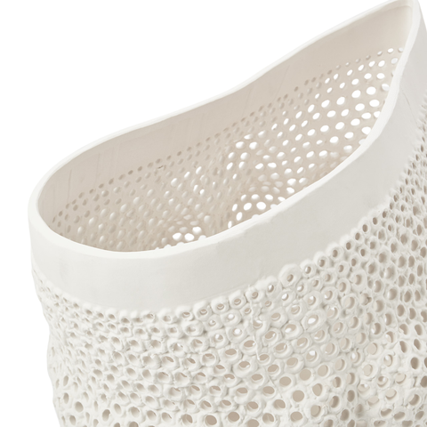 Porus Slant Bowl - Ivory