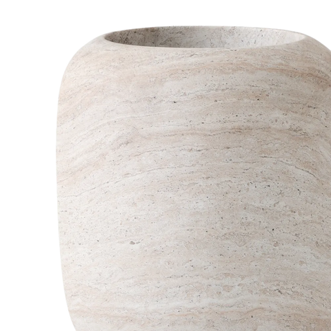 Mentos Pot - Travertine
