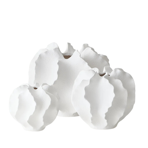 Petal Vase - White