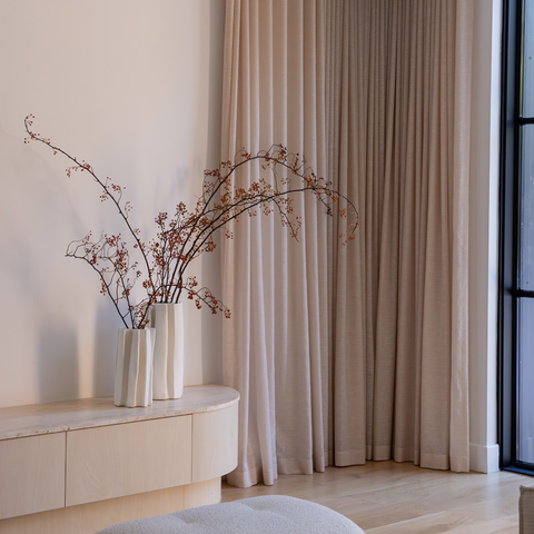 Box Pleat Vase Ivory