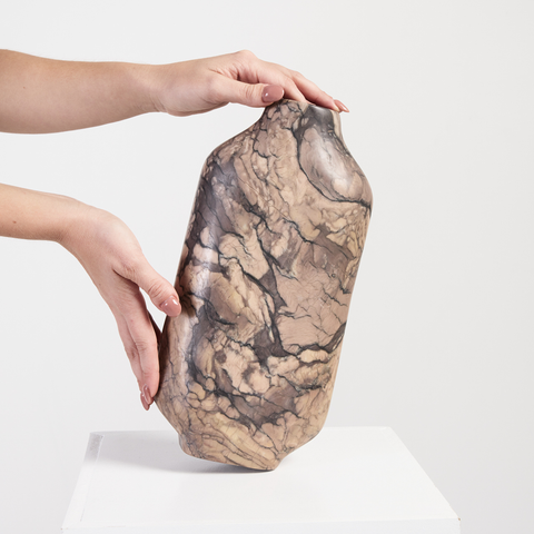 Celeste Vase - Grey Levanto