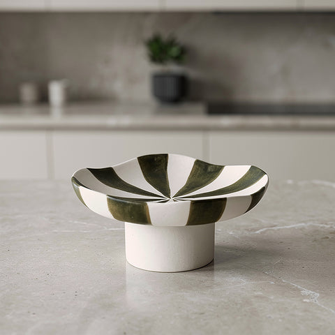 Olive Pedestal Stand