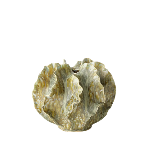 Petal Vase - Kelp