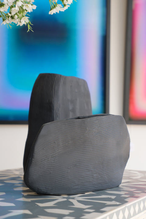 Chalk Vase - Ebony