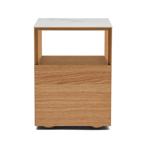 Mia Bedside - Natural Oak