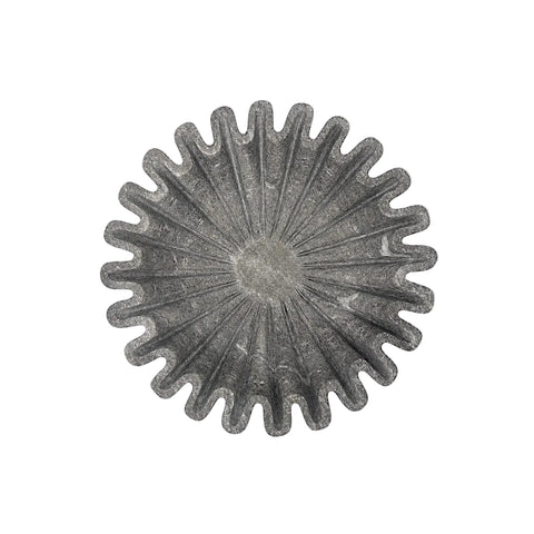 Marble Ruffle Bowl - Grey