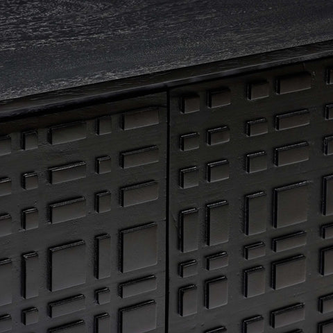 Indigo Black Bar Cabinet