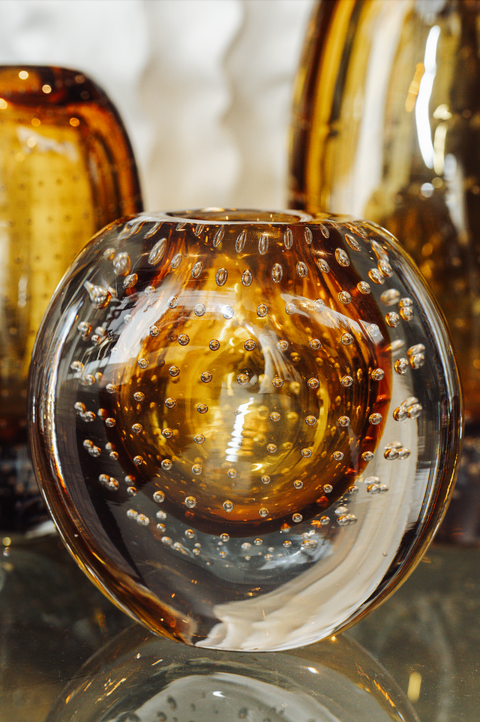 Bolla Vase - Amber