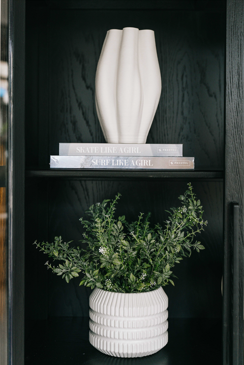 Black Wood Display cabinet