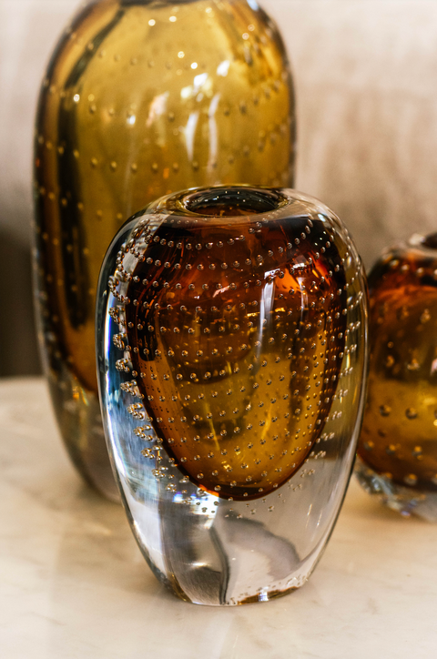Bolla Vase - Amber