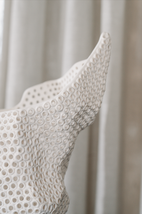 Corallia Vase - Ivory