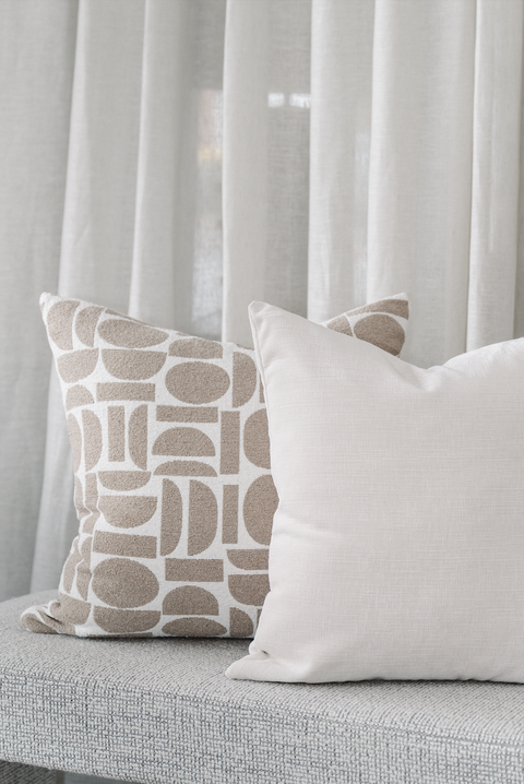 Coverlet Cushion - Winter White