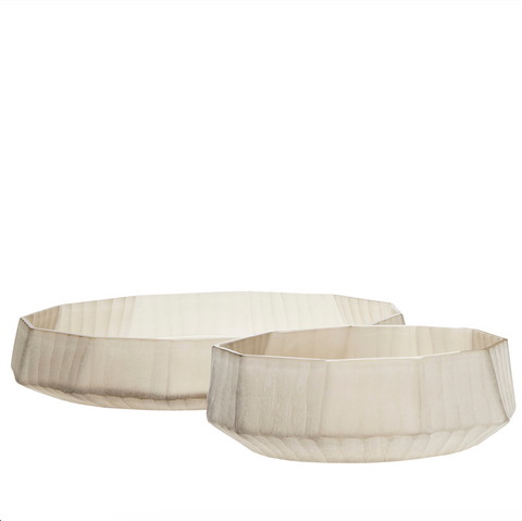Facette Bowl Sand Etch