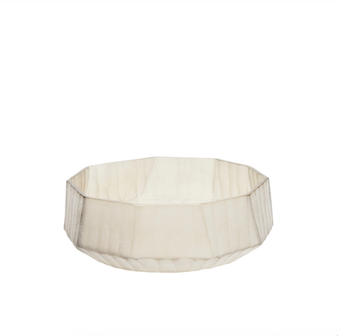 Facette Bowl Sand Etch