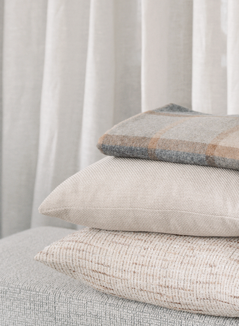 Marlo Cushion - Biscuit