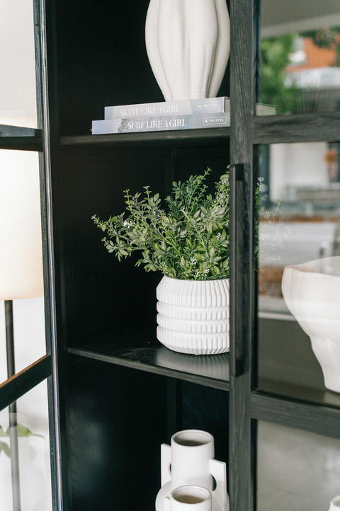Black Wood Display cabinet