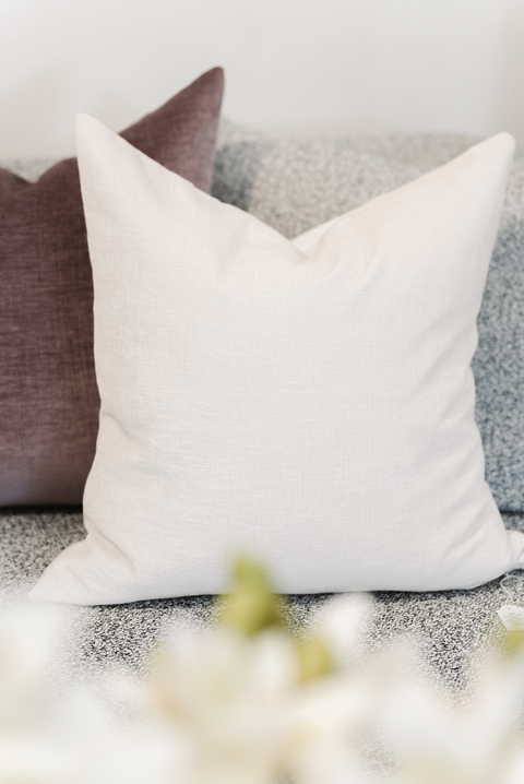 Coverlet Cushion - Winter White