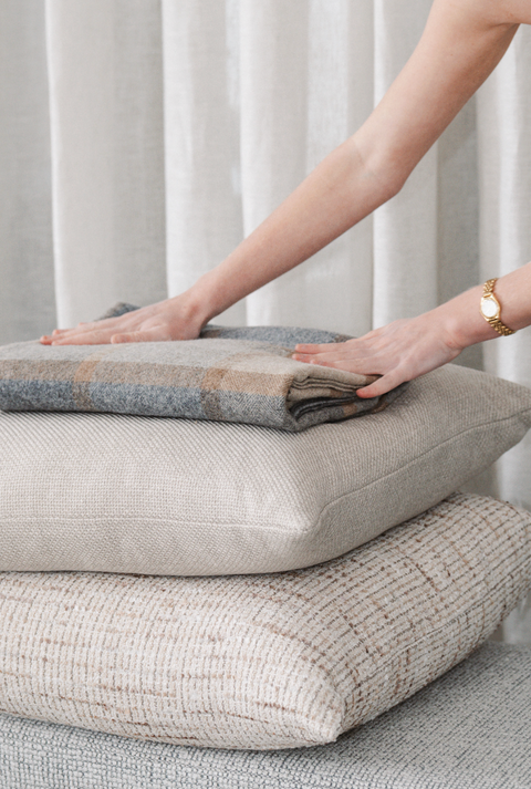 Marlo Cushion - Biscuit