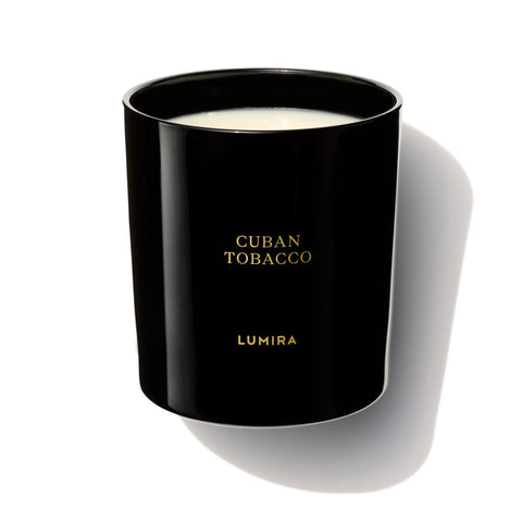 Lumira Glass Candle - Cuban Tobacco
