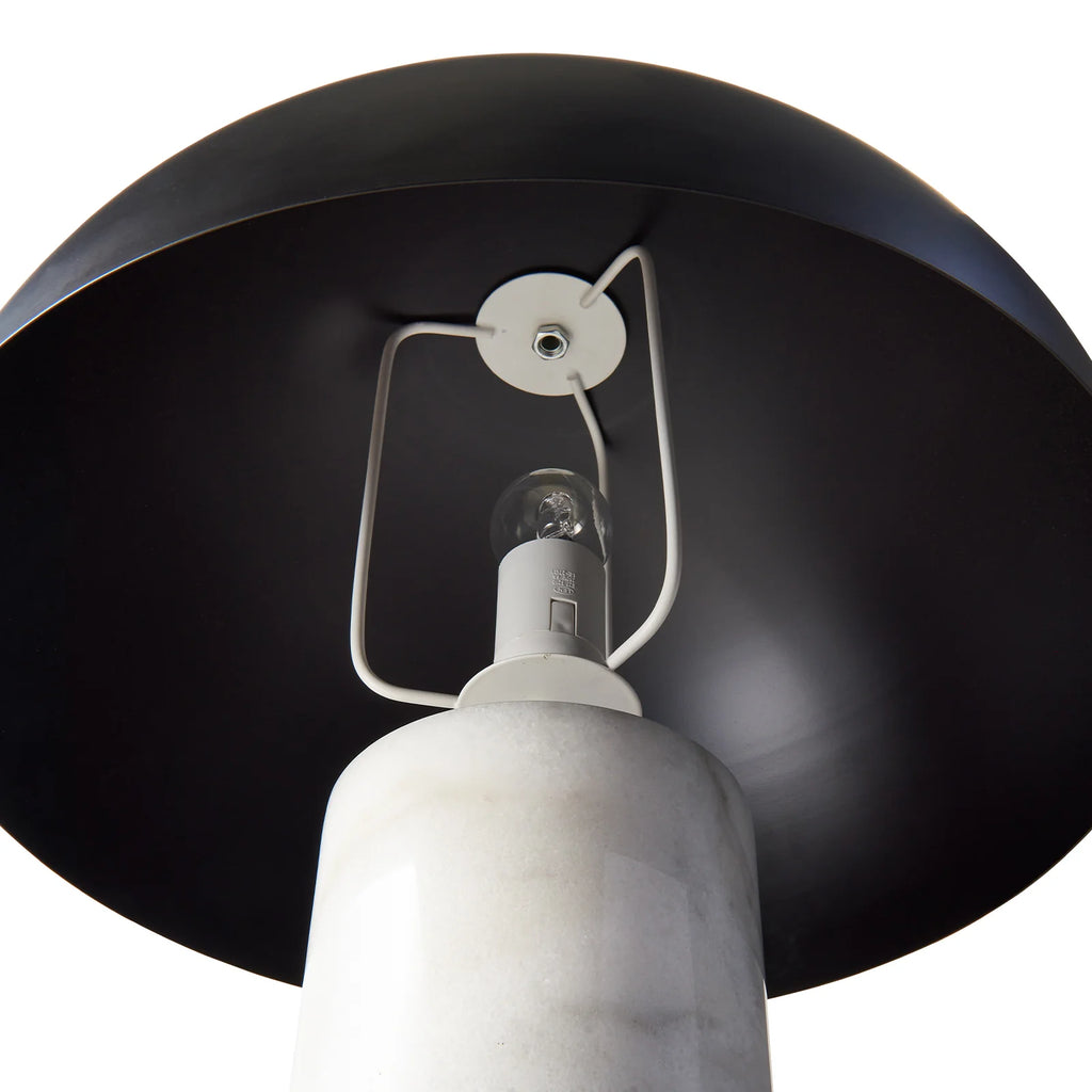 Orlando Marble Based Lamp - White