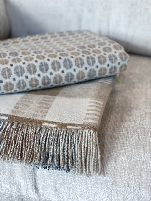 Bronte Milan Throw - Natural