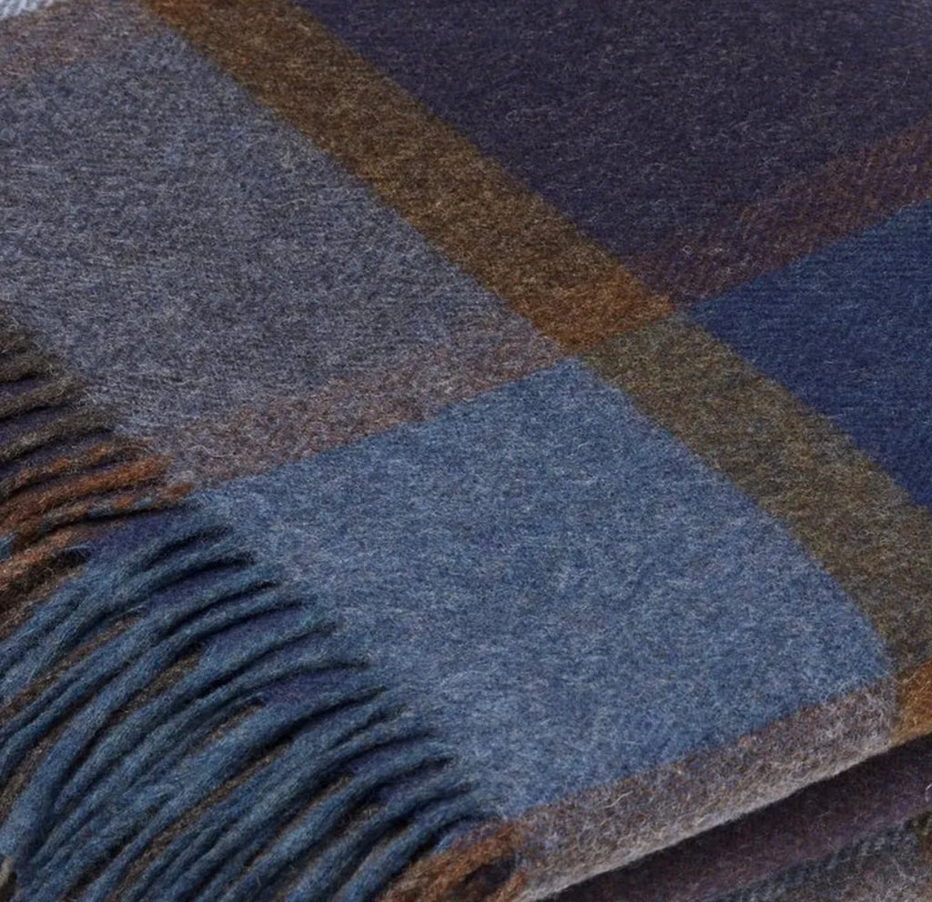 Pateley Throw - Blue Check