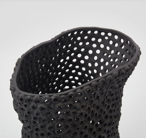 Porus Vase - Ebony