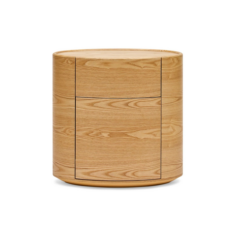 Eden Oval Bedside - Natural Ash