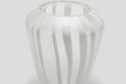 Bengal Stripe Vase - Candy Cane