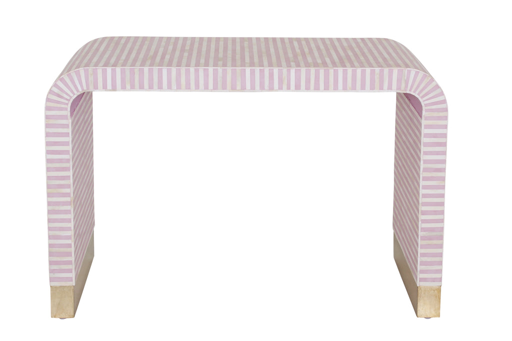 Inlay Waterfall Console - Pink