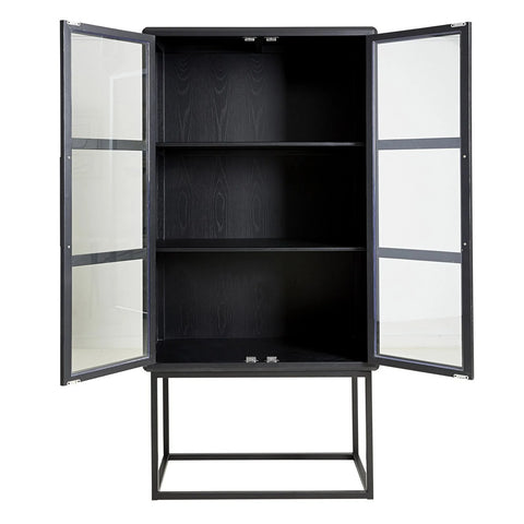 Black Wood Display cabinet