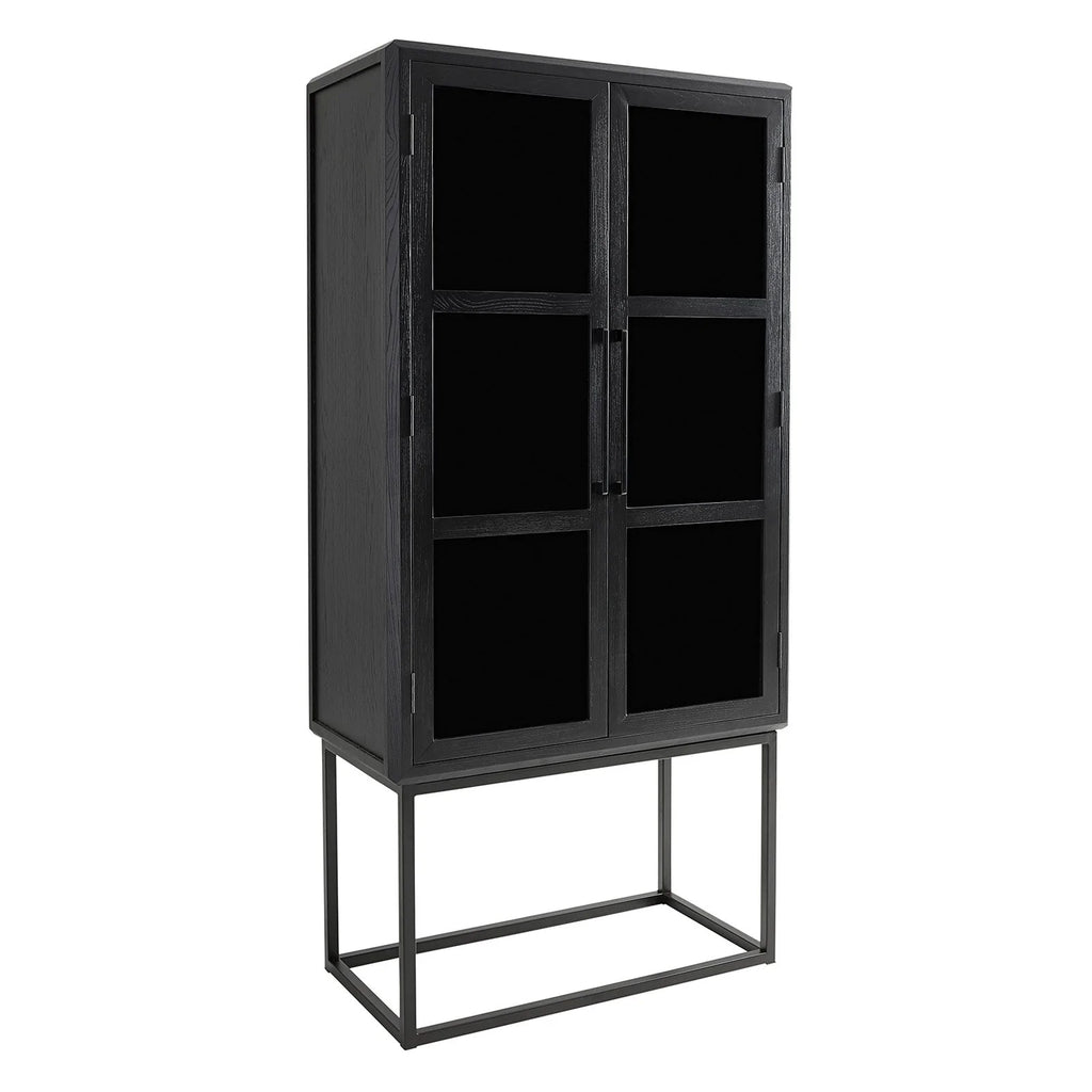 Black Wood Display cabinet
