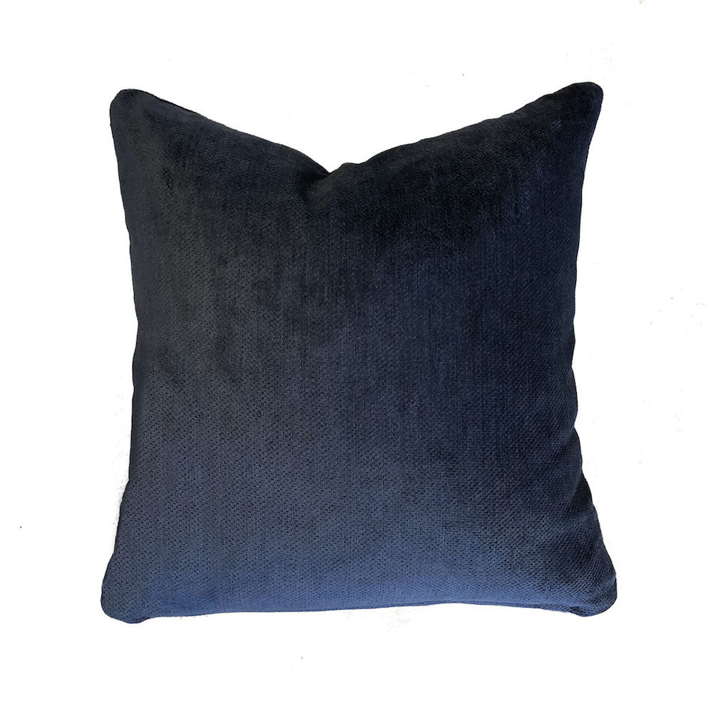 Leonardo Velvet Cushion - Midnight