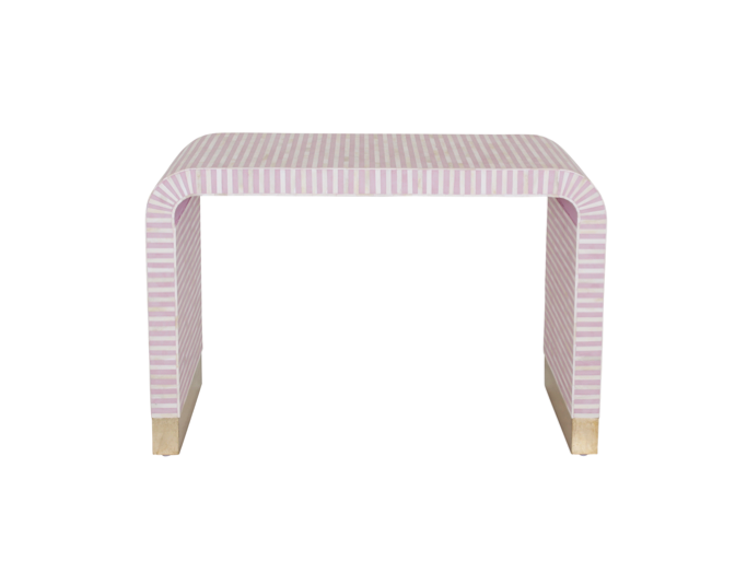 Inlay Waterfall Console - Pink