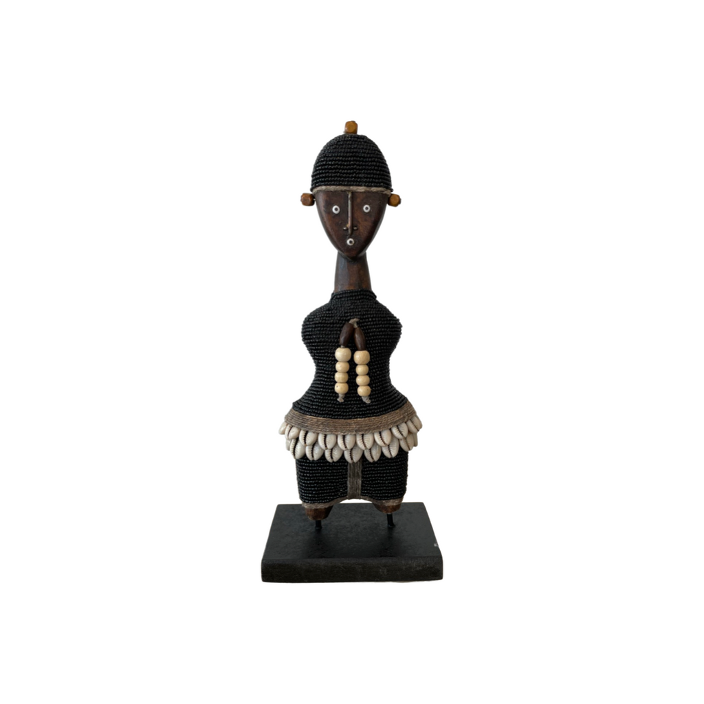 Ndamji Beaded Doll - Black