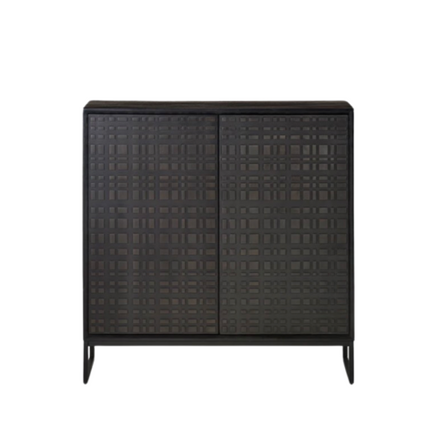 Indigo Black Bar Cabinet