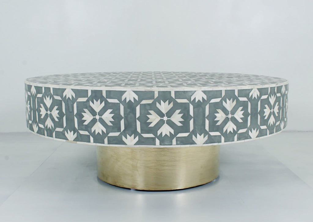 Marrakech Inlay Coffee Table - Sage