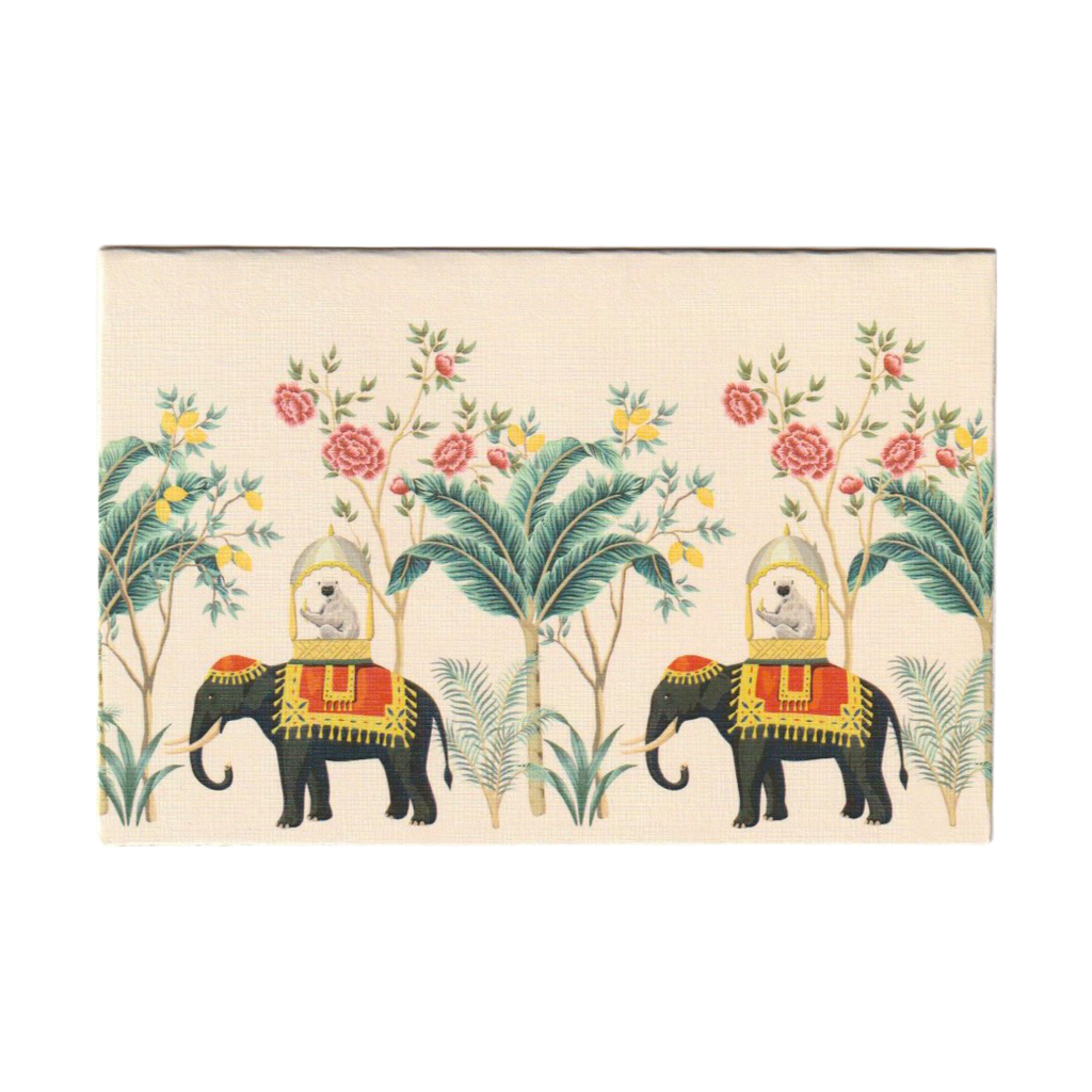 Card - Elephant & Monkey