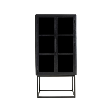 Black Wood Display cabinet