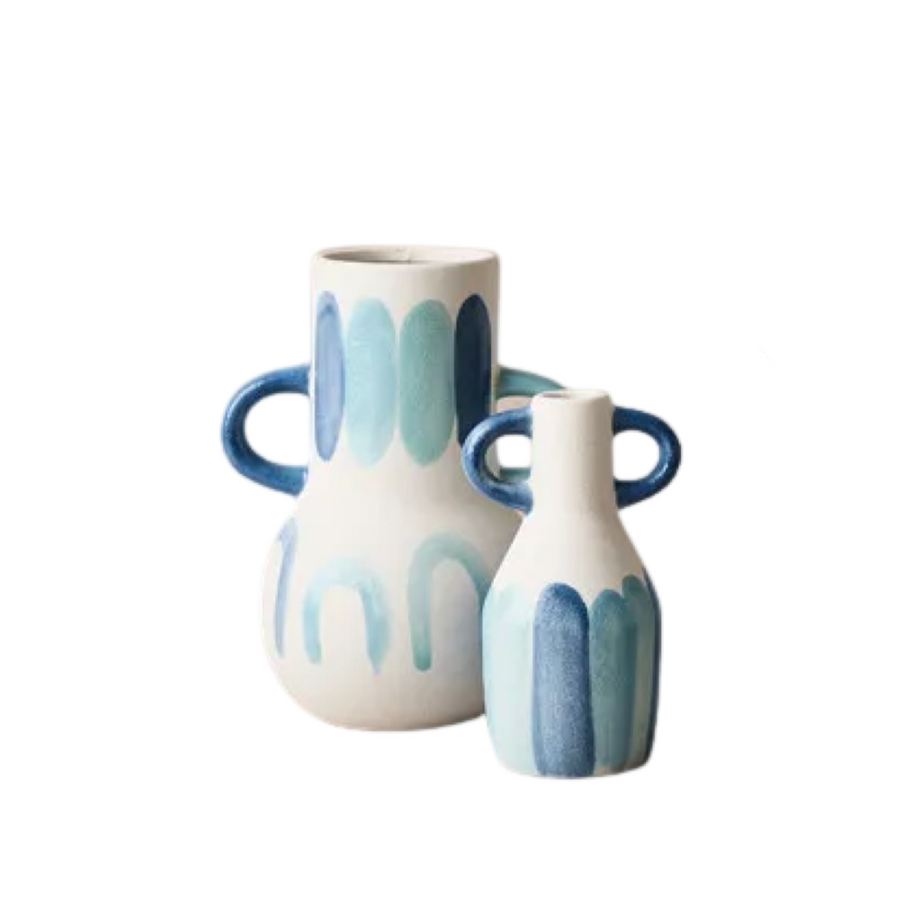 Blue Santorini Vase