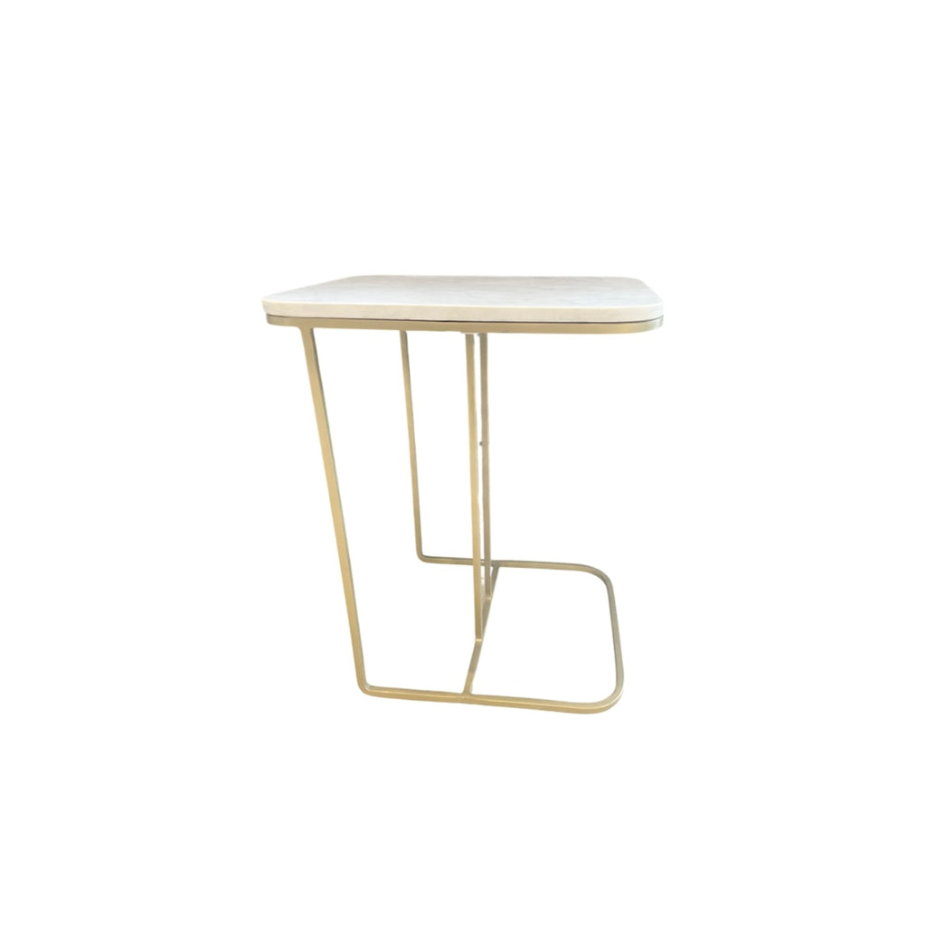 Brass and Marble Supper Table
