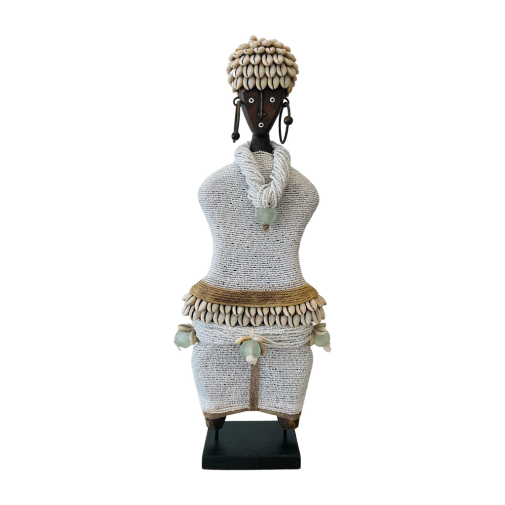 Ndamji Doll - Shell Cap with Necklace