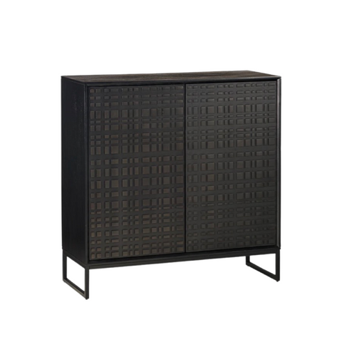 Indigo Black Bar Cabinet